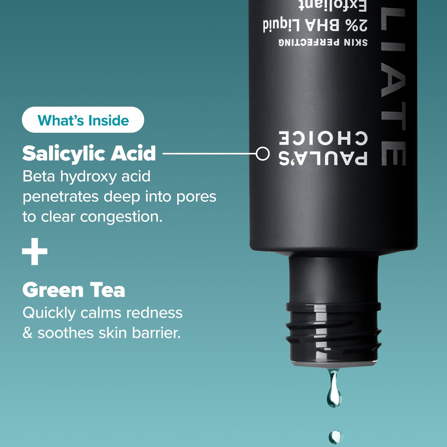 Paula's Choice SKIN PERFECTING 2% BHA Liquid Salicylic Acid Exfoliant-Facial Exfoliant for Enlarged Pores, Wrinkles & Fine Lines, Suitable for Blackhead-Prone Skin, Fragrance-Free