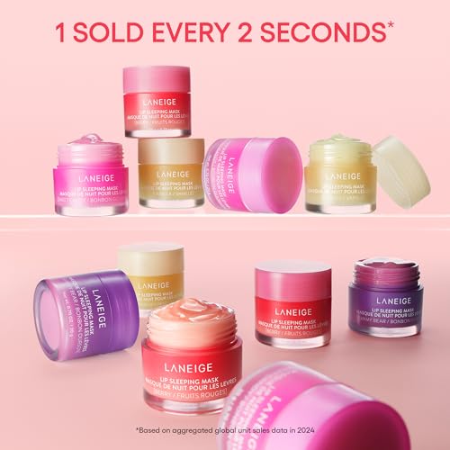 LANEIGE Good Night Bundle: Lip Sleeping Mask & Water Sleeping Mask Bundle with Vitamin C, Murumuru Seed & Shea Butter & Squalane to Hydrate, Nourish & Visibly Smooth