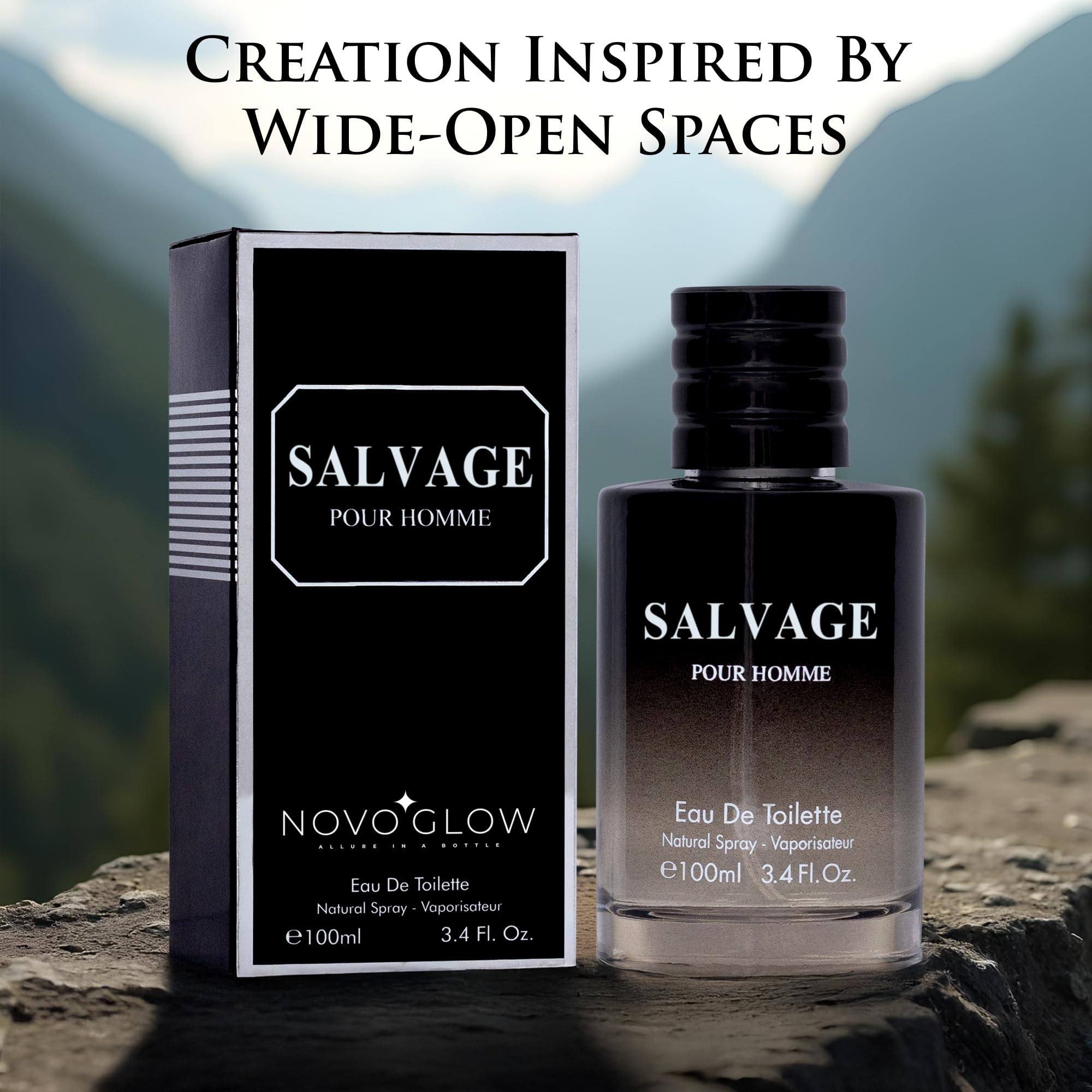 Salvage for Men 3.4 Oz Men's Eau De Toilette Spray Refreshing & Warm Masculine Scent for Daily Use Men's Casual Cologne Great Holiday Gift Smell Fresh All Day A Gift for Any Occasion