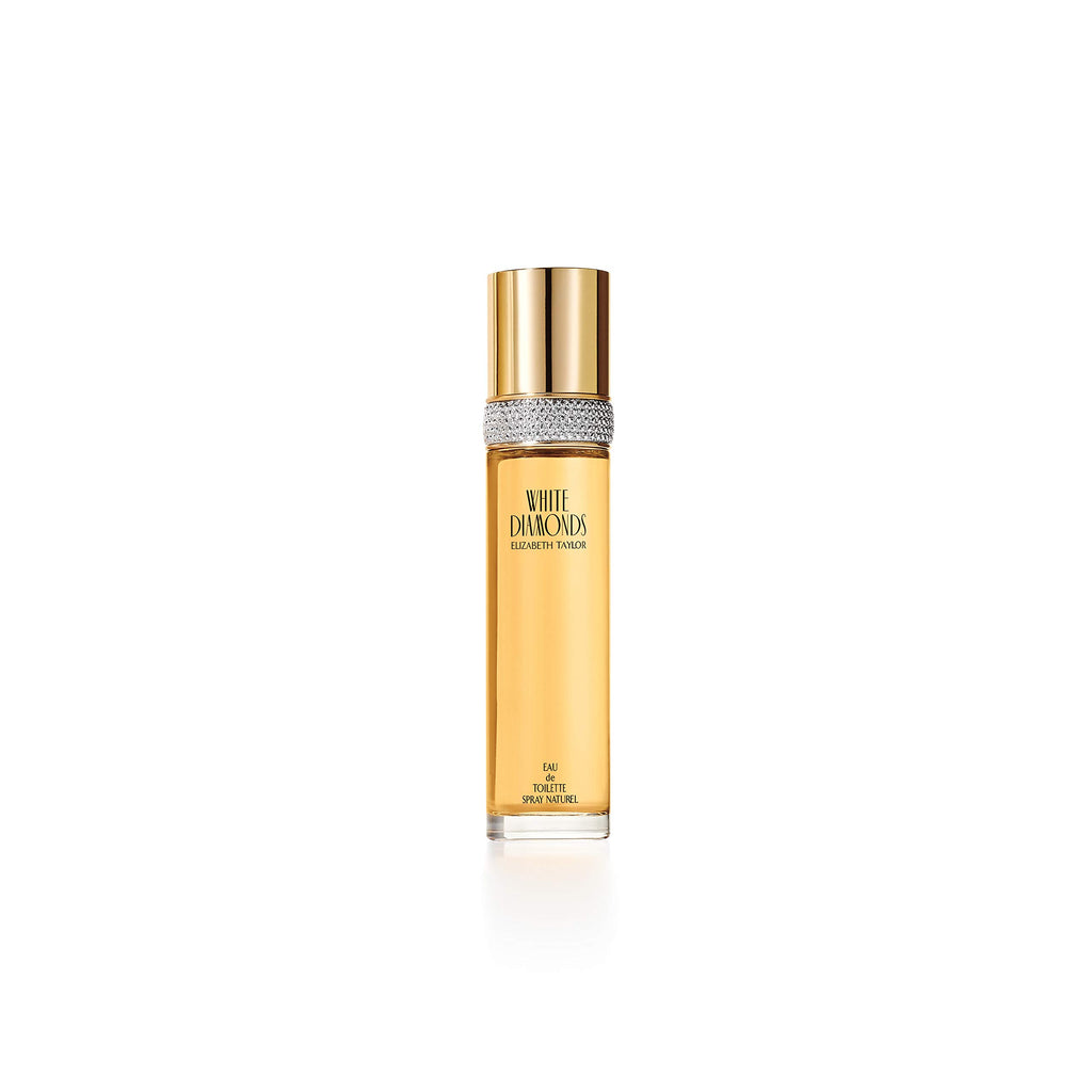 Elizabeth Taylor White Diamonds Women's Perfume, Long-Lasting Floral Fragrance for Her, Eau de Toilette EDT Spray, 3.3 fl oz