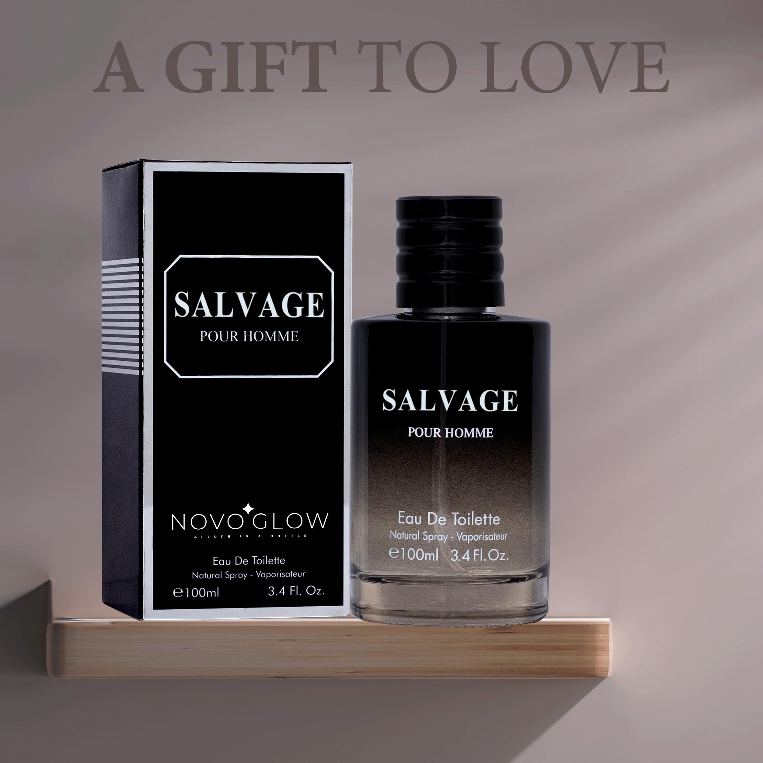 Salvage for Men 3.4 Oz Men's Eau De Toilette Spray Refreshing & Warm Masculine Scent for Daily Use Men's Casual Cologne Great Holiday Gift Smell Fresh All Day A Gift for Any Occasion